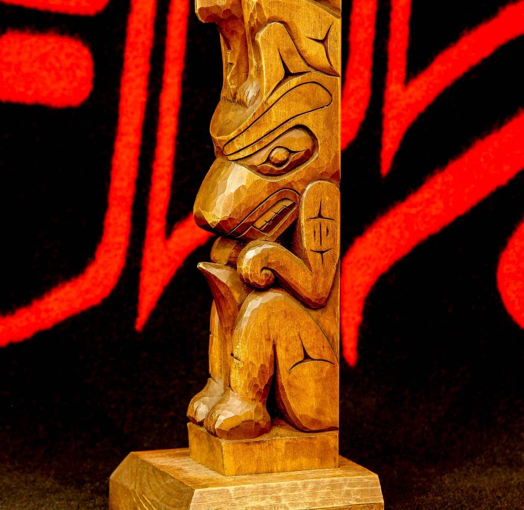 SOLD  2' Model Totem Pole