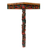 Sun Table with Totem Pole Legs (Kwak'waka'wakw).