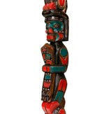SOLD  Sun Table with Totem Pole Legs