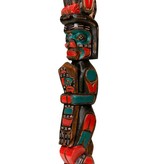 Sun Table with Totem Pole Legs  by Jimmy Joseph (Kwagiulth).