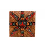 SOLD  Sun Table with Totem Pole Legs