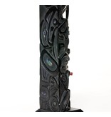 SOLD  Haida Argillite Model House Post