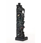 SOLD  Haida Argillite Model House Post