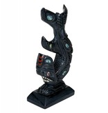 SOLD  Haida Argillite Transformation - Killer Whale / Shark