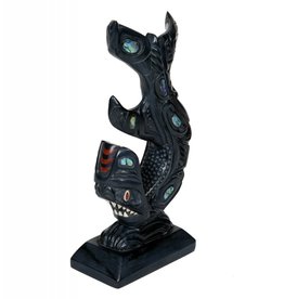 CUSTOM ORDER  Haida Argillite Transformation - Killer Whale / Shark