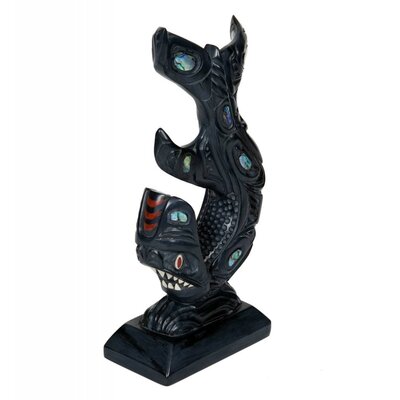 CUSTOM ORDER  Haida Argillite Transformation - Killer Whale / Shark