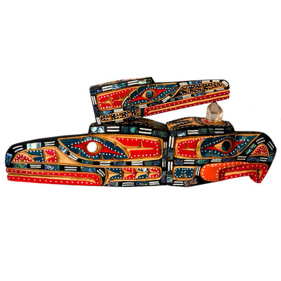 CUSTOM ORDER  Eagle Raven Rattle