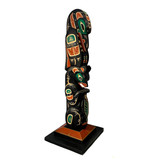 CUSTOM ORDER  Raven / Bear with Salmon Totem Pole