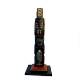 CUSTOM ORDER  Raven / Bear with Salmon Totem Pole