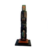 SOLD  Raven / Bear with Salmon Totem Pole