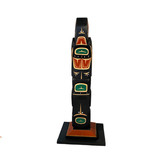 CUSTOM ORDER  Raven / Bear with Salmon Totem Pole