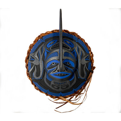 CUSTOM ORDER  Nu-chah-nulth Orca Moon Mask