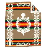 Creation Turtle Pendleton Blanket  Ivory