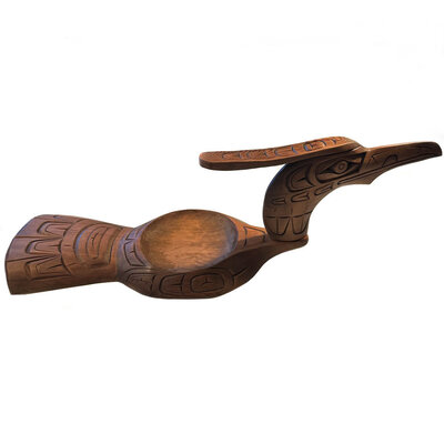 Indigenous Art Loon Bowl