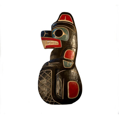 CUSTOM ORDER  Coast Salish Beaver Wall Carving