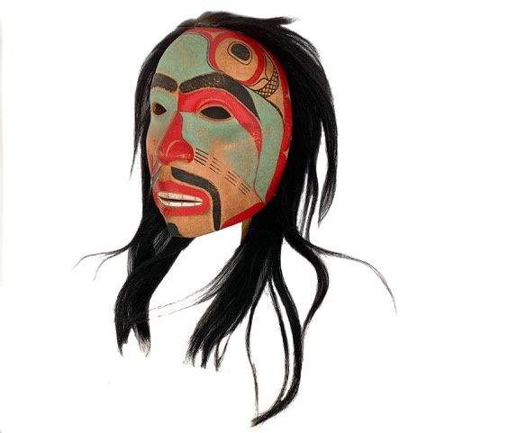 Corey Bulpitt portrait mask Haida Niijaang