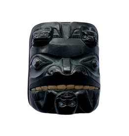 CUSTOM ORDER  Haida Argillite Bear Mother Pendant