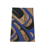Gitxsan Eagle Panel with Blue Accents