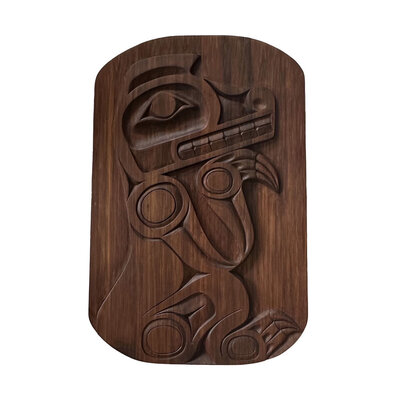 CUSTOM ORDER  Coast Salish Sitting Bear Panel