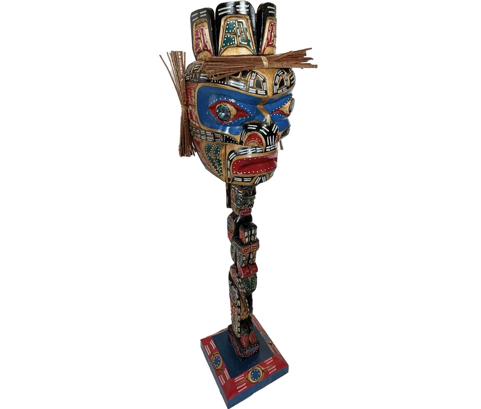 SOLD  Indgenous Kumukwa Rattle