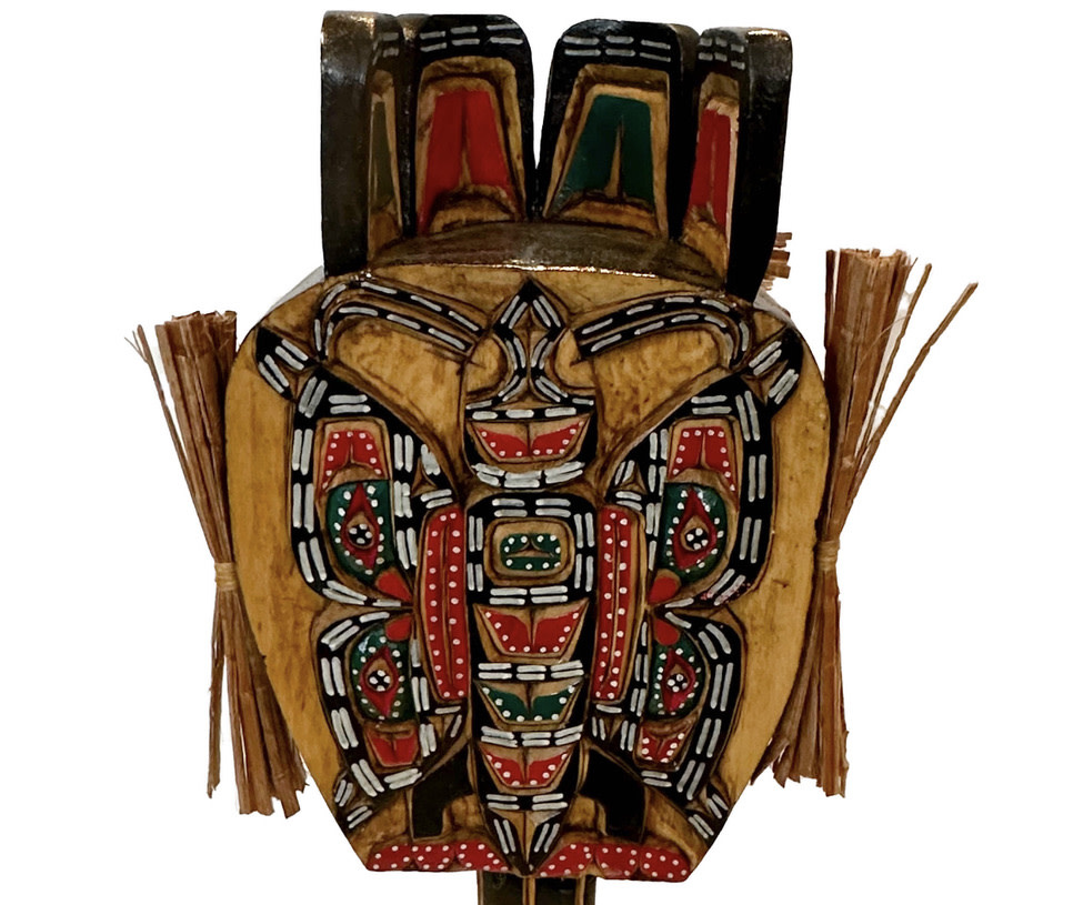 SOLD  Indgenous Kumukwa Rattle