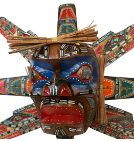 Northwest Indigenous Art Sun Mask Rattle