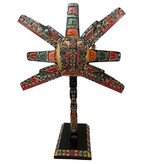 Northwest Indigenous Art Sun Mask Rattle