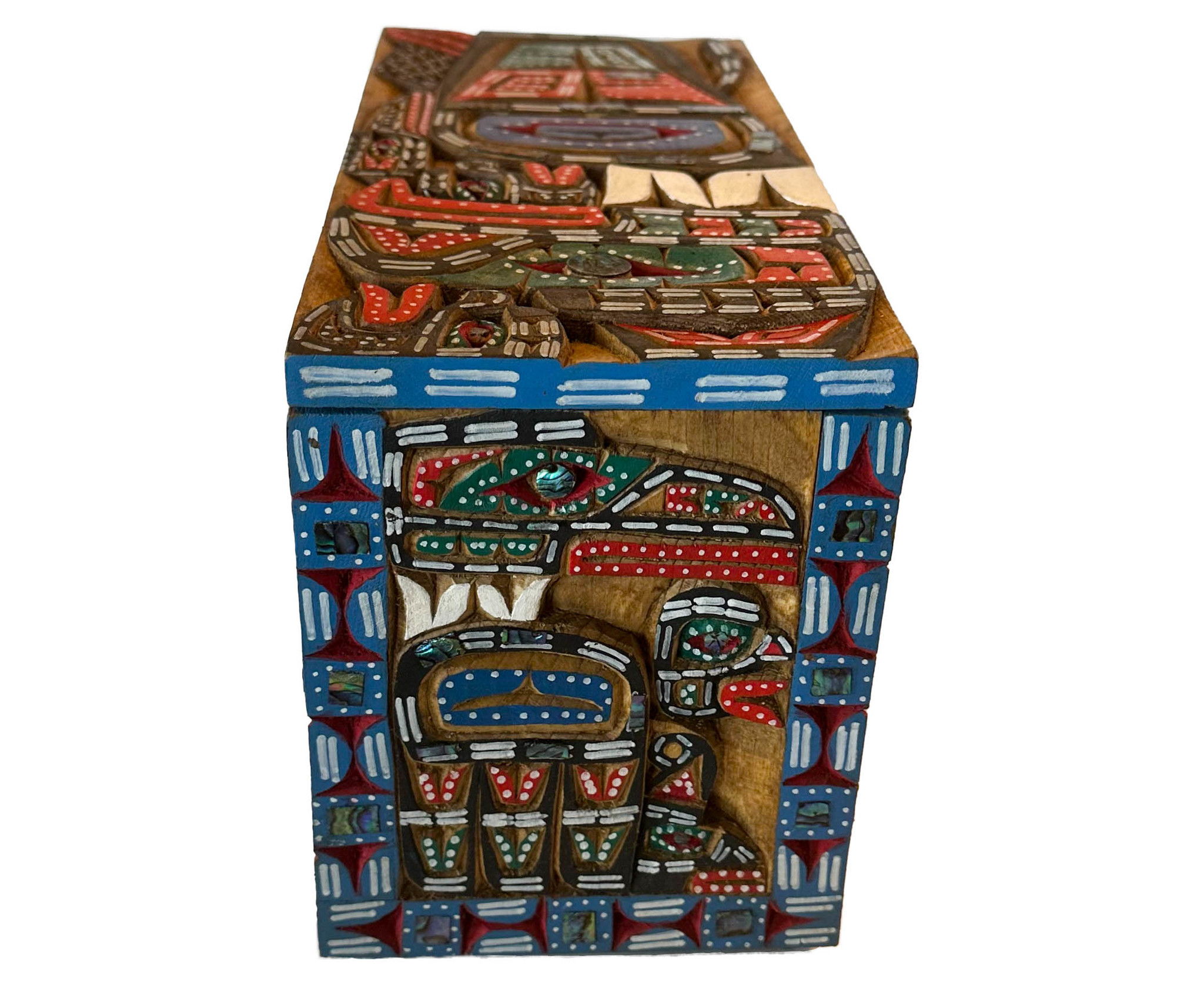 CUSTOM ORDER  Salmon, Eagle Dancer, Raven, Hokhokw Box