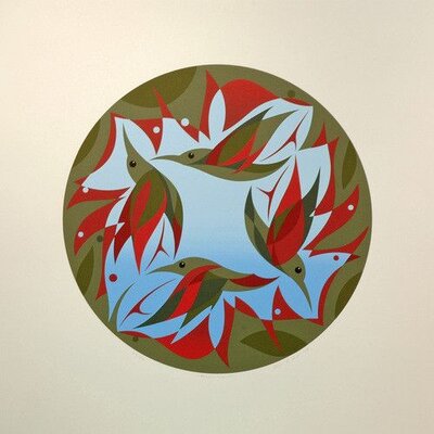 Susan Point Print 'Pacific Spring'