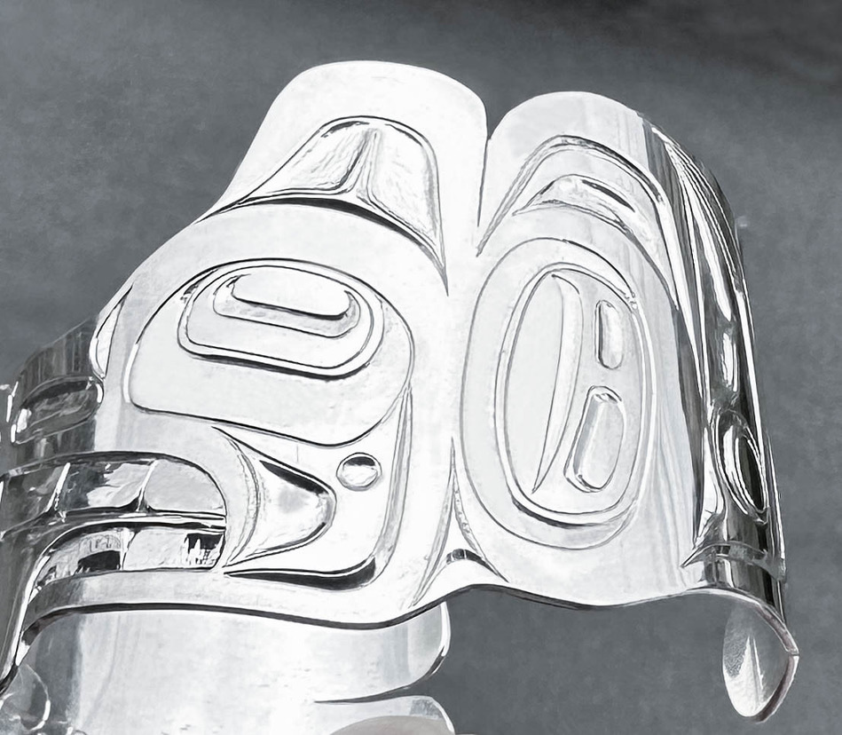 Vintage Tsimshian Wolf Bracelet