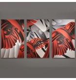 'Gift of the Raven' triptych prints by Alano Edzerza (Tahltan).