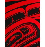 'Red Formline' print by Alano Edzerza (Tahltan).