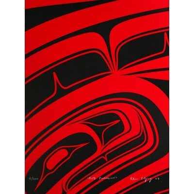 Alano Edzerza  print 'Red Formline'