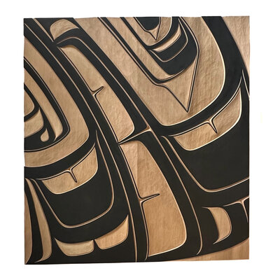 CUSTOM ORDER Gitxsan Raven Panel