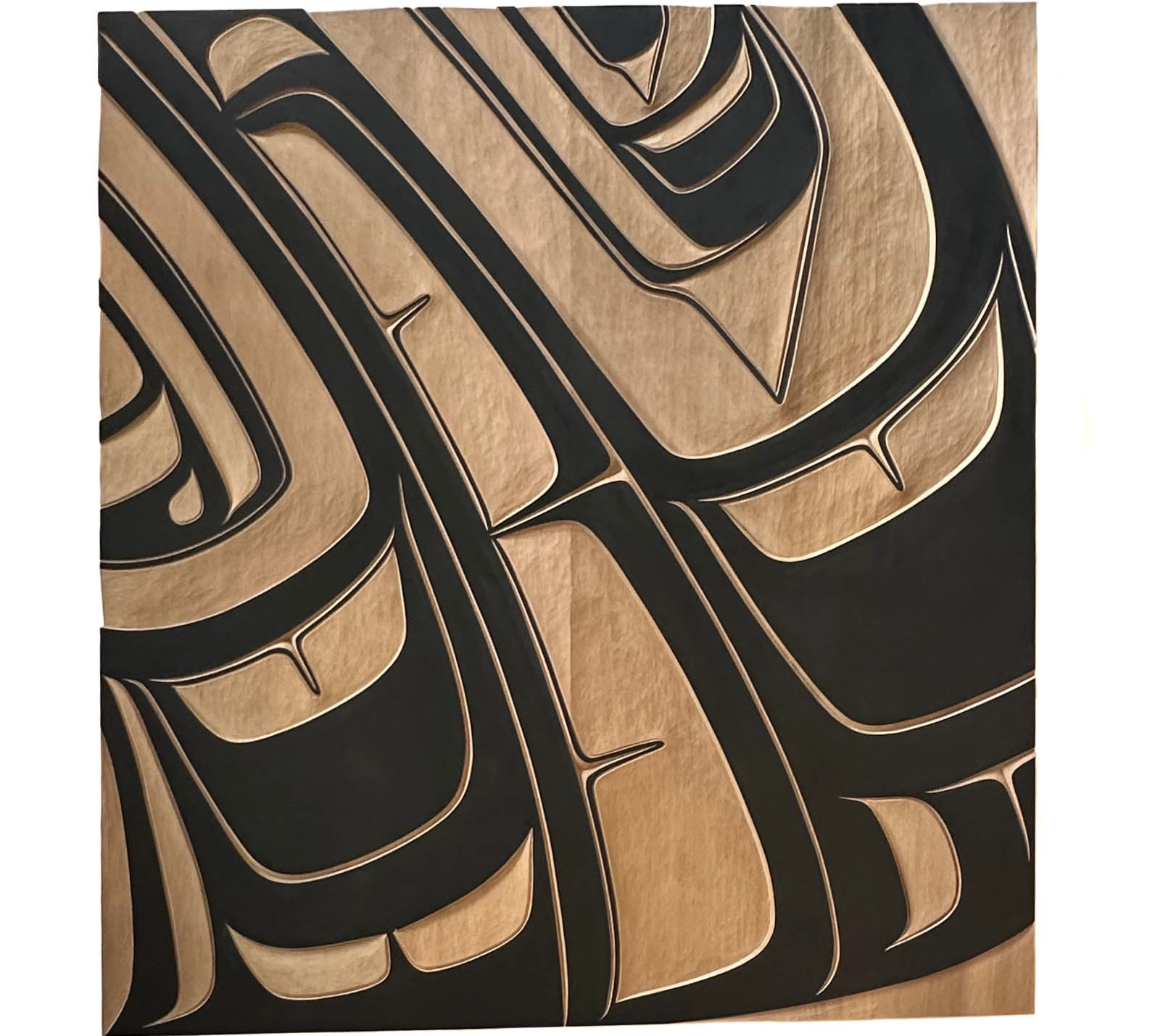 SOLD Gitxsan Raven Panel