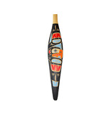 Indigenous Carved Eagle Paddle 5'