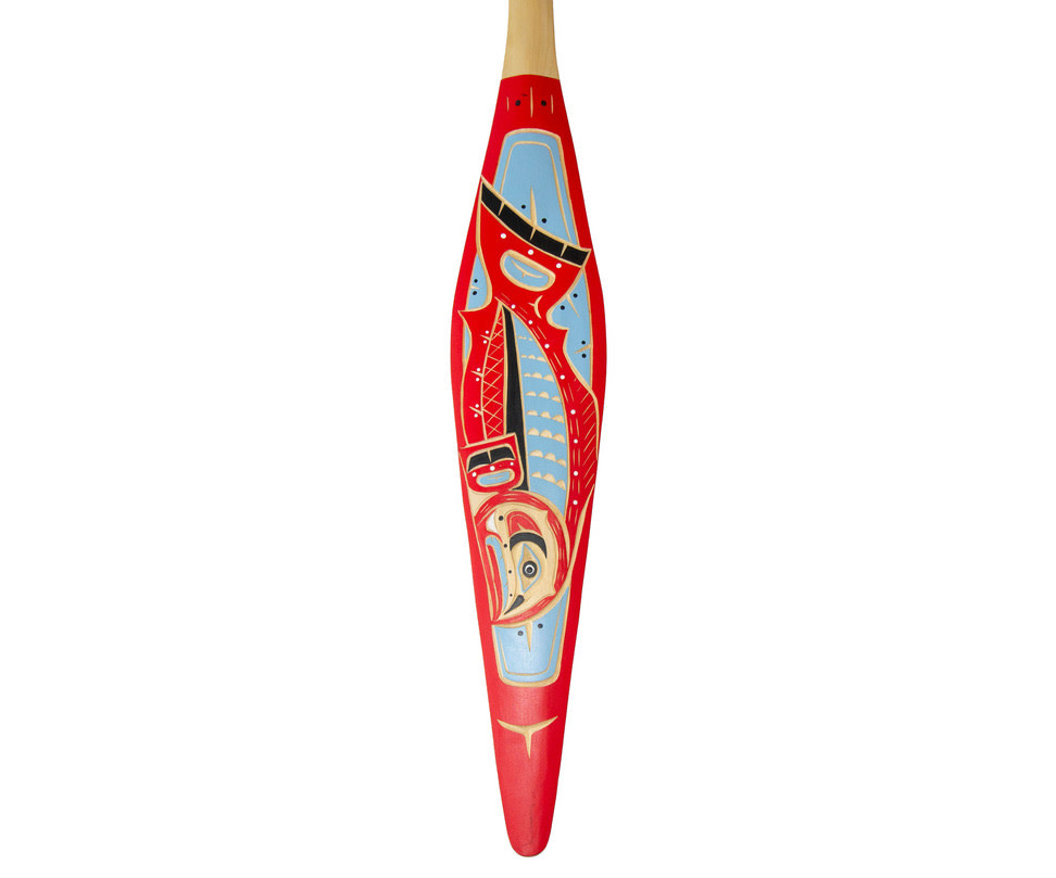 5' Kwak'waka'wakw Salmon Paddle