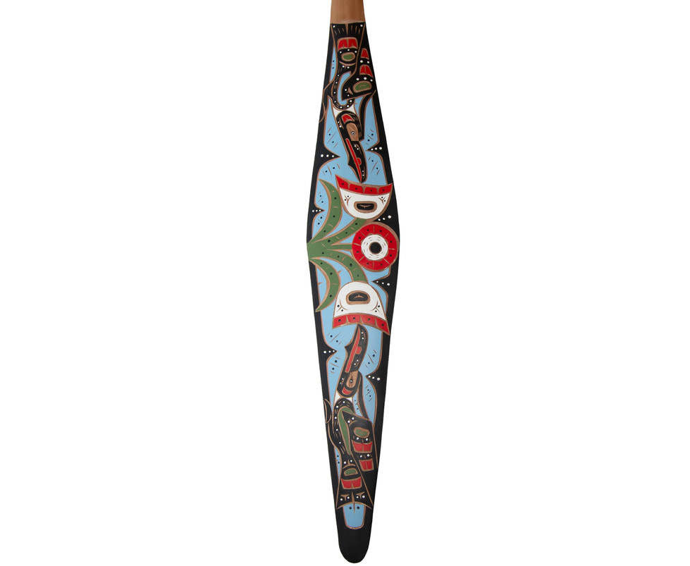 CUSTOM ORDER 6' Hummingbirds / Eagle Paddle