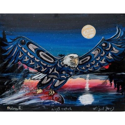 Edgar Rossetti Painting 'Night Catch'