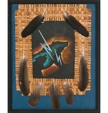 Bear with Cedar Bark Matting by Brian Grandbois (Chipewyan).