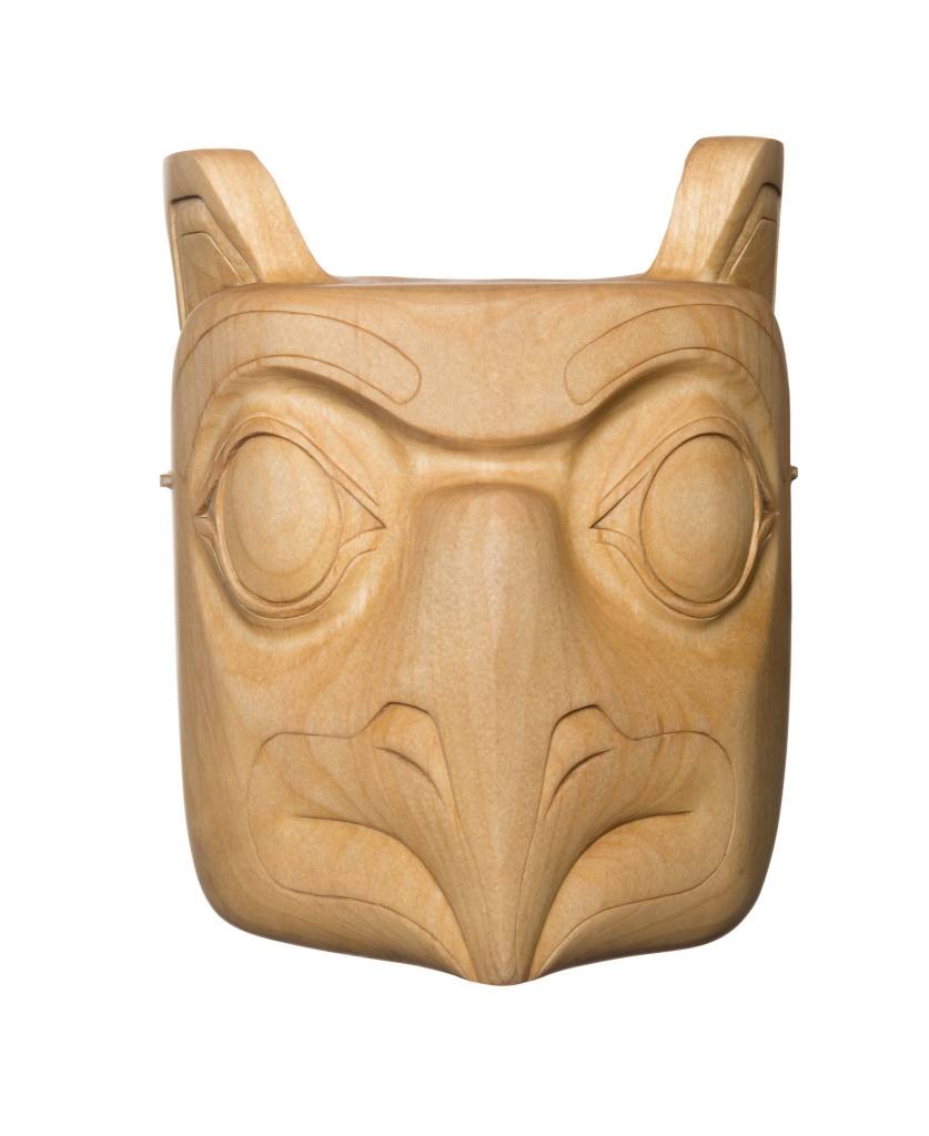 Hand Carved Gitxsan Owl Mask