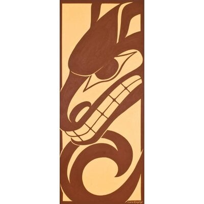 Alano Edzerza Painting -  Wolf design