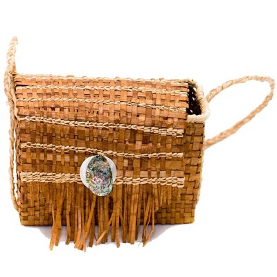 Cedar Bark Bag by Unknown Artist.