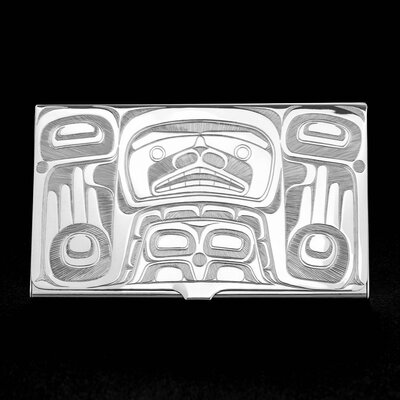Tsimshian Engraved Business Card Holder