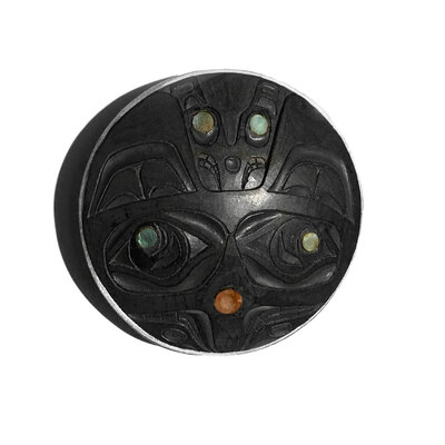 Haida Argillite Mouse Woman Pendant