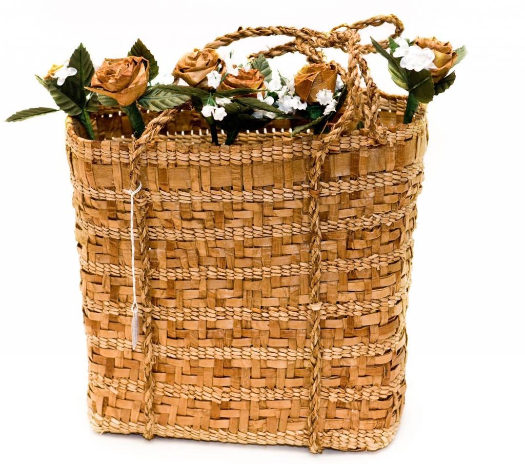 Cedar Hand Bag by Frances Jackson (Gitxsan).