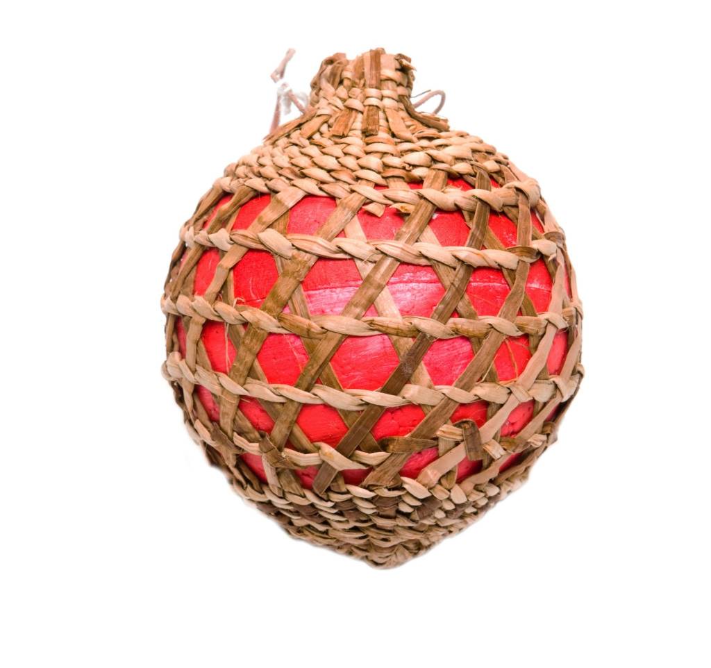 Christmas Cedar Ornament Made by Frances Jackson (Gitxsan).