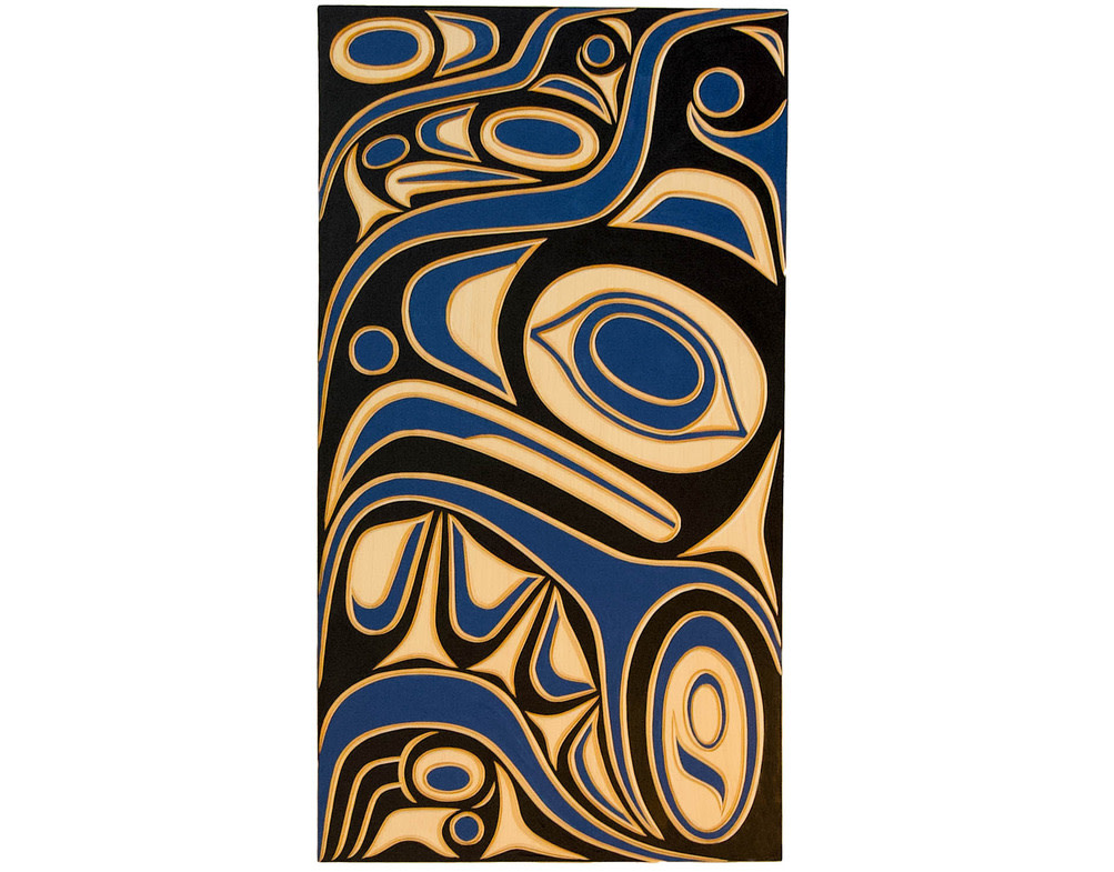 SOLD  Coast Salish Thunderbird Panel