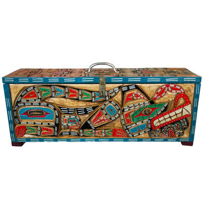 Medicine Chest with Waterbird design