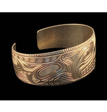 CUSTOM ORDER  Ritchie Baker Gold Mens Wolf Bracelet